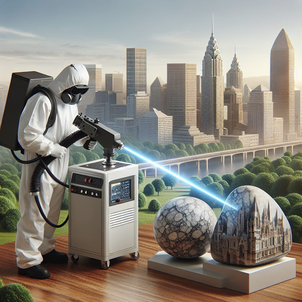 Laserowe czyszczenie kamienia Sosnowiec
