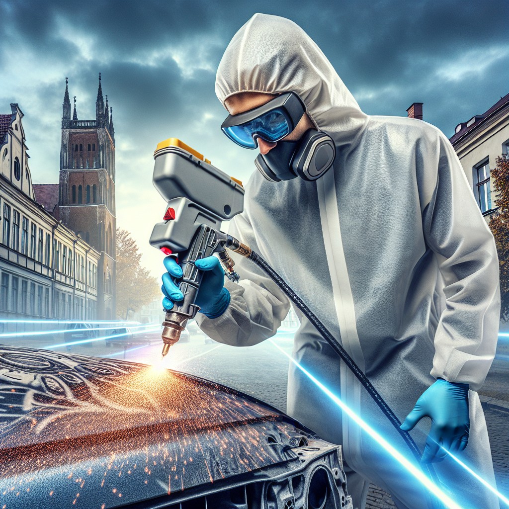 Laserowe usuwanie powłok lakierniczychSosnowiec